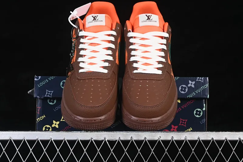 All Categories Nk Air Force 1 Air Force Series Nk Air Force 1 Low Air Force Low Nike Air Force 1'07 Low Joint Orange Brown Elegant Green Air Force One Low Casual Shoes DF0188-126